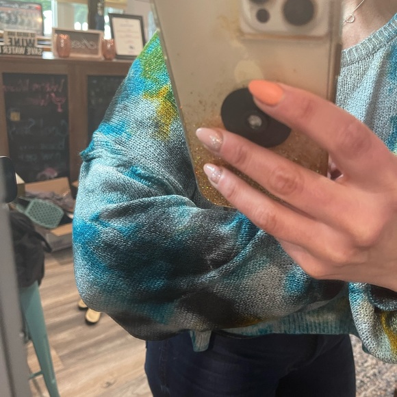 Tye dye cropped sweater - Picture 5 of 5